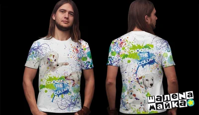 Футболки с полной запечаткой: Choose the color